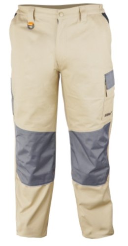 Spodnie ochronne L/52, 100% bawełna, 270g/m2 DEDRA BH41SP-L