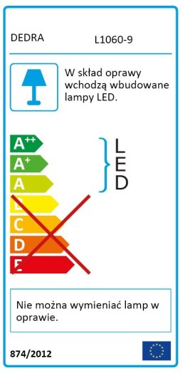 Lampa warsztatowa 50W SMD LED, Economy, stojak, IP65 DEDRA L1070-5